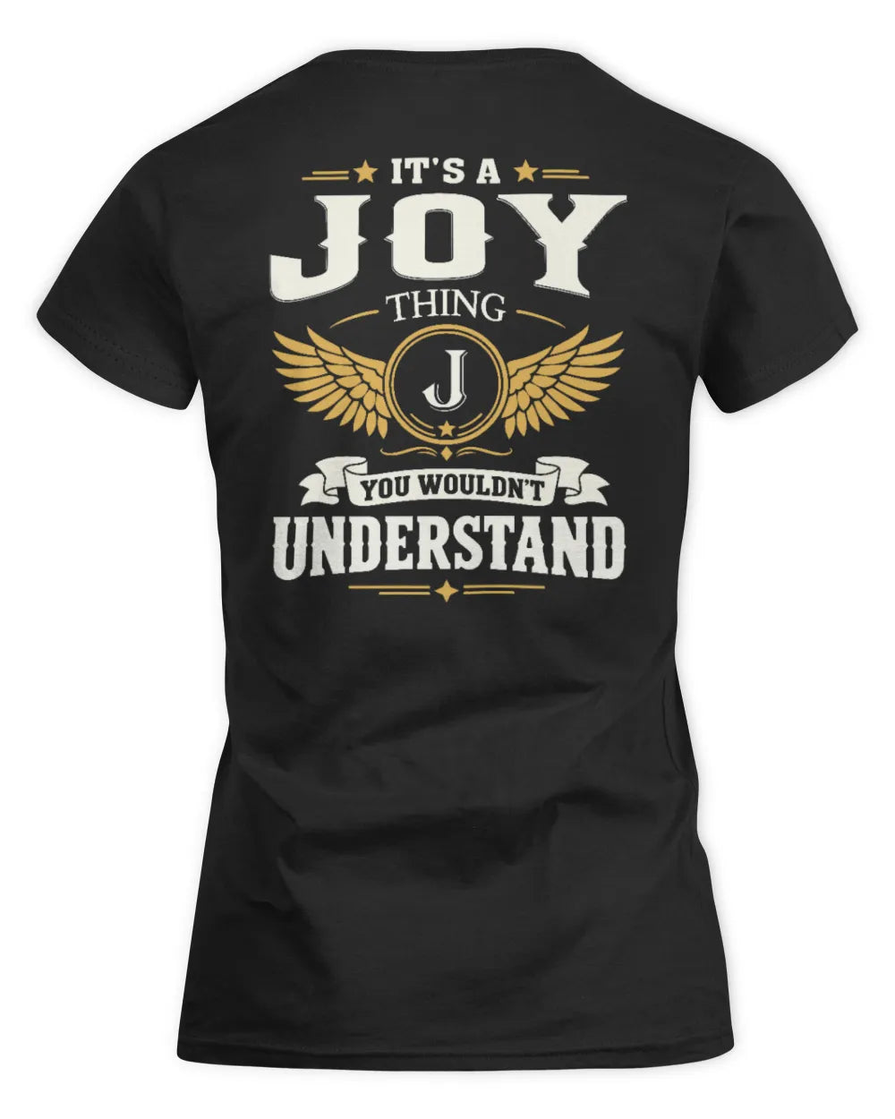 JOY KT06-M008 It’s a [NAME] Thing – You Wouldn’t Understand | Personalized Vintage T-Shirt - Women's Standard T-Shirt - Black