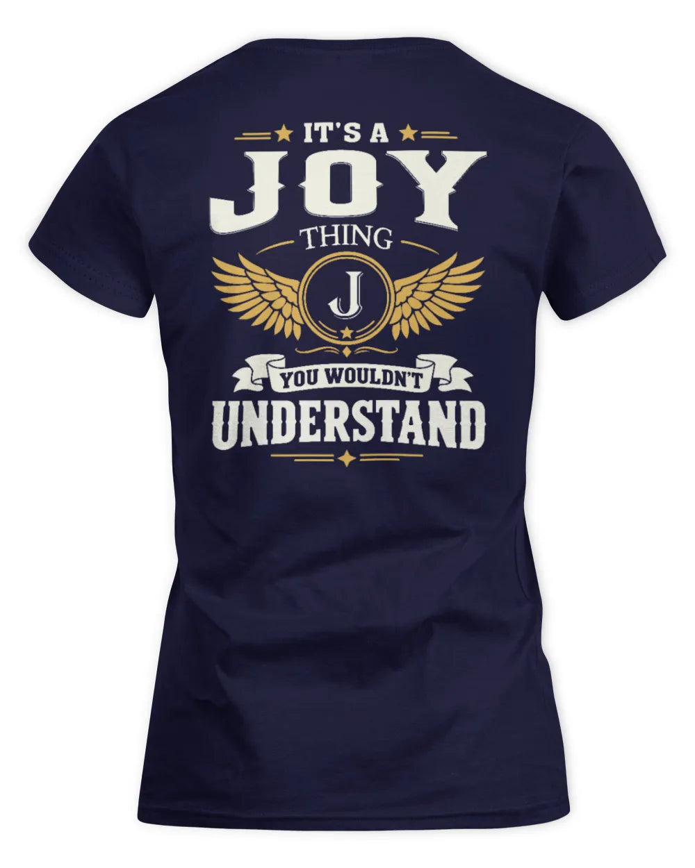 JOY KT06-M008 It’s a [NAME] Thing – You Wouldn’t Understand | Personalized Vintage T-Shirt - Women's Standard T-Shirt - Navy