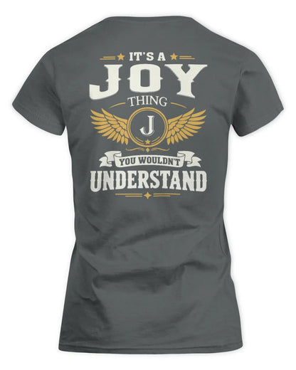 JOY KT06-M008 It’s a [NAME] Thing – You Wouldn’t Understand | Personalized Vintage T-Shirt - Women's Standard T-Shirt - Charcoal