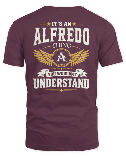 ALFREDO KT06-M008 It’s a [NAME] Thing – You Wouldn’t Understand | Personalized Vintage T-Shirt - Unisex Standard T-Shirt - Maroon