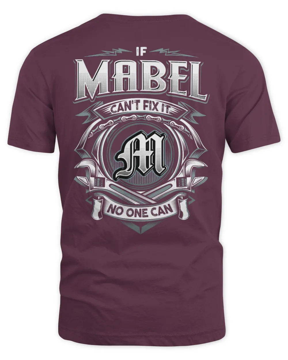 MABEL AP81-K4-626 - Personalized Ahmed Quote Apparel “If Ahmed Can't Fix It, No One Can” - Unisex Standard T-Shirt - Maroon