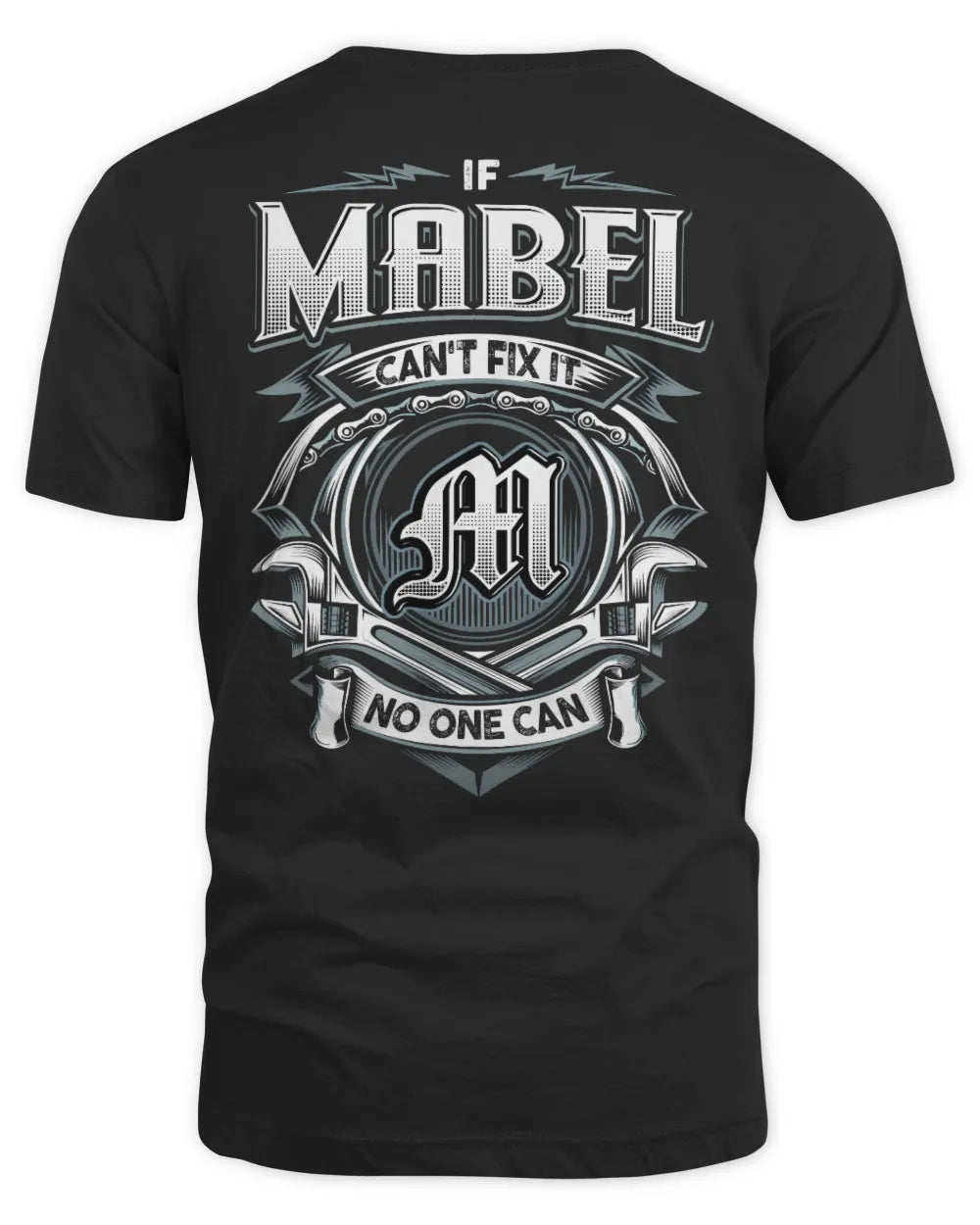 MABEL AP81-K4-626 - Personalized Ahmed Quote Apparel “If Ahmed Can't Fix It, No One Can” - Unisex Standard T-Shirt - Black