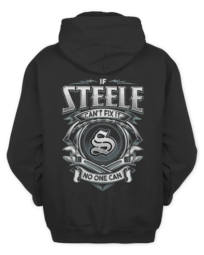 STEELE AP81-K4-626 - Personalized Ahmed Quote Apparel “If Ahmed Can't Fix It, No One Can” - Unisex Hoodie - Black