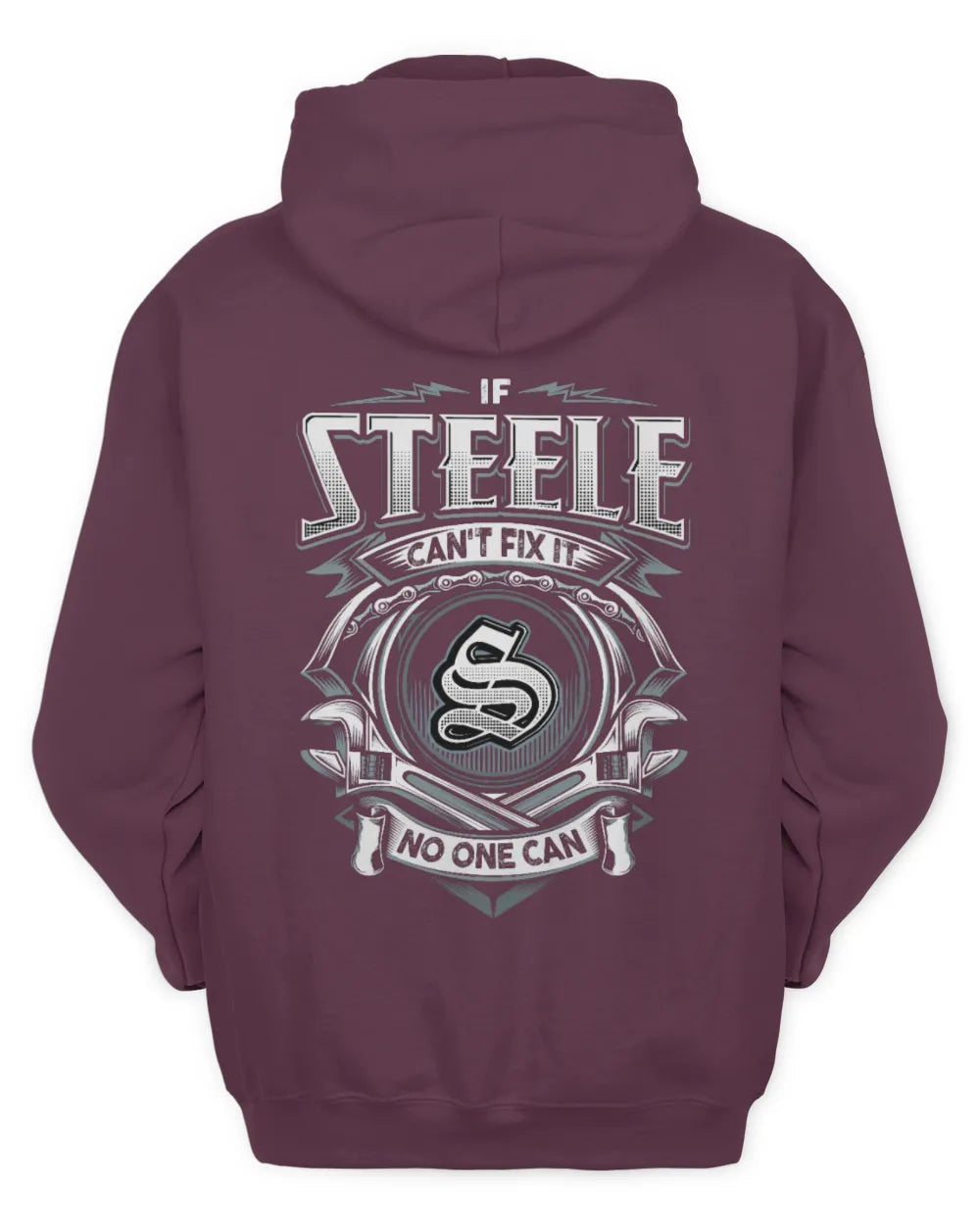 STEELE AP81-K4-626 - Personalized Ahmed Quote Apparel “If Ahmed Can't Fix It, No One Can” - Unisex Hoodie - Maroon
