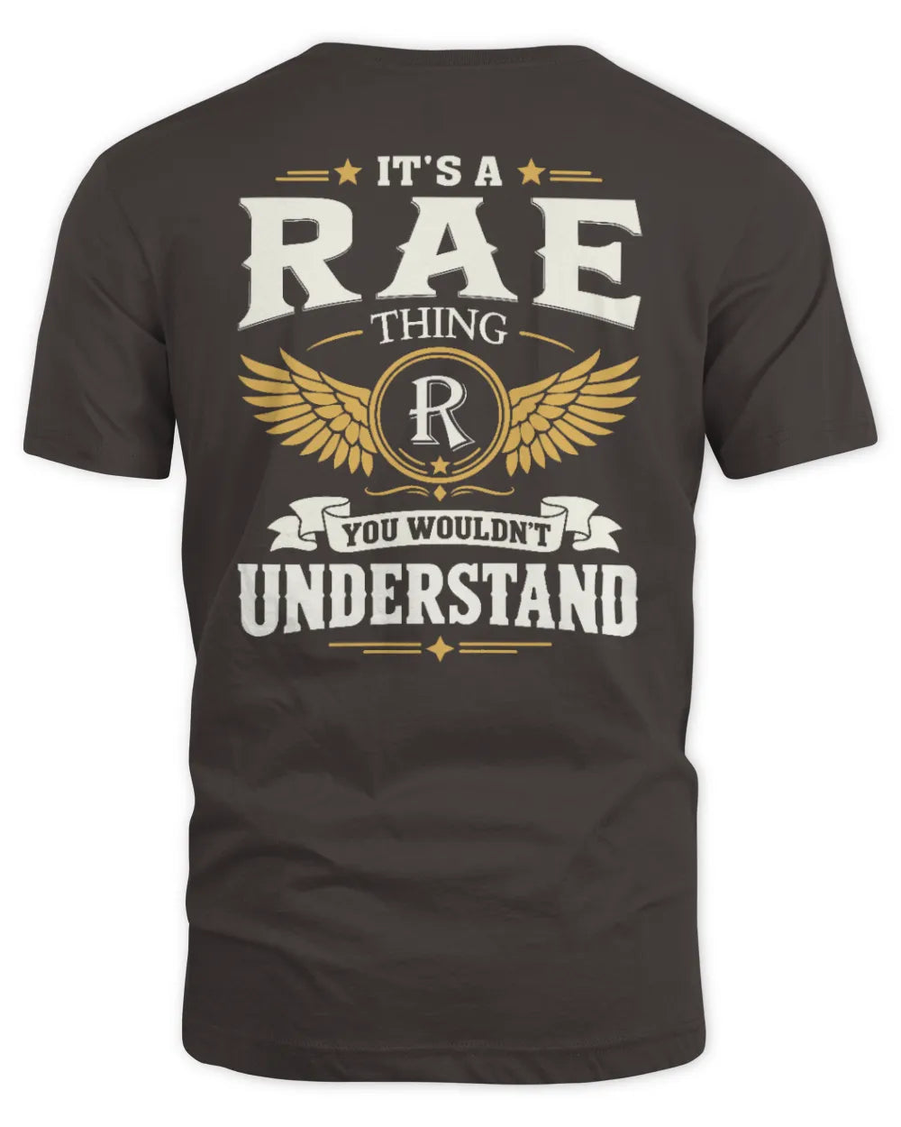 RAE KT06-M008 It’s a [NAME] Thing – You Wouldn’t Understand | Personalized Vintage T-Shirt - Unisex Standard T-Shirt - Dark Chocolate