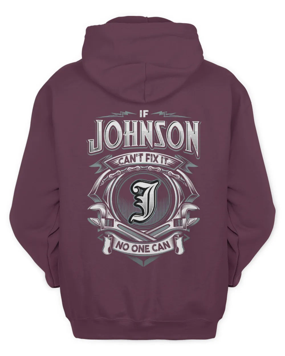 JOHNSON AP81-K4-626 - Personalized Ahmed Quote Apparel “If Ahmed Can't Fix It, No One Can” - Unisex Hoodie - Maroon