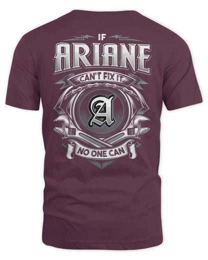ARIANE AP81-K4-626 - Personalized Ahmed Quote Apparel “If Ahmed Can't Fix It, No One Can” - Unisex Standard T-Shirt - Maroon