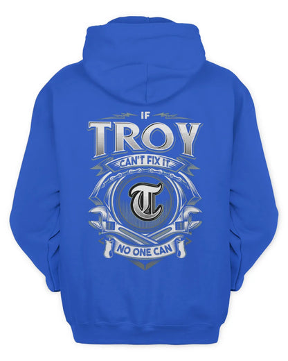 TROY AP81-K4-626 - Personalized Ahmed Quote Apparel “If Ahmed Can't Fix It, No One Can” - Unisex Hoodie - Royal