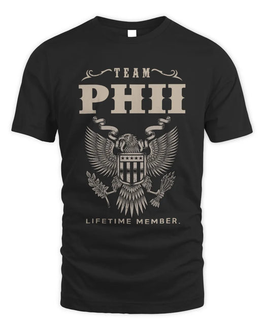 PHII TP06-K82 – Personalized Classic Style Apparel “Team NAME Lifetime Member”