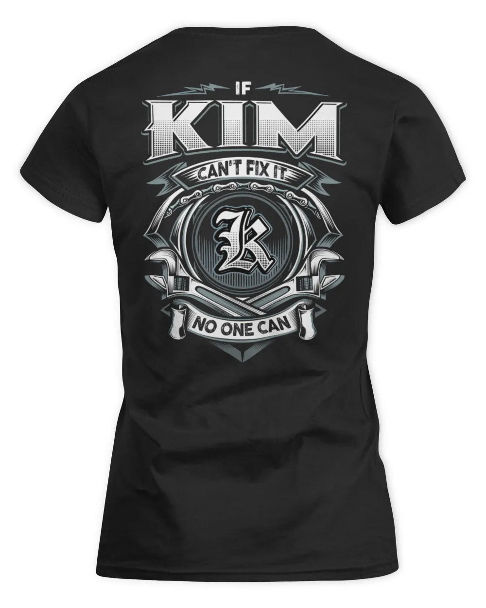 KIM AP81-K4-626 - Personalized Ahmed Quote Apparel “If Ahmed Can't Fix It, No One Can” - Women's Standard T-Shirt - Black