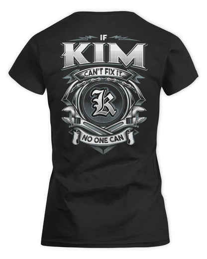 KIM AP81-K4-626 - Personalized Ahmed Quote Apparel “If Ahmed Can't Fix It, No One Can” - Women's Standard T-Shirt - Black