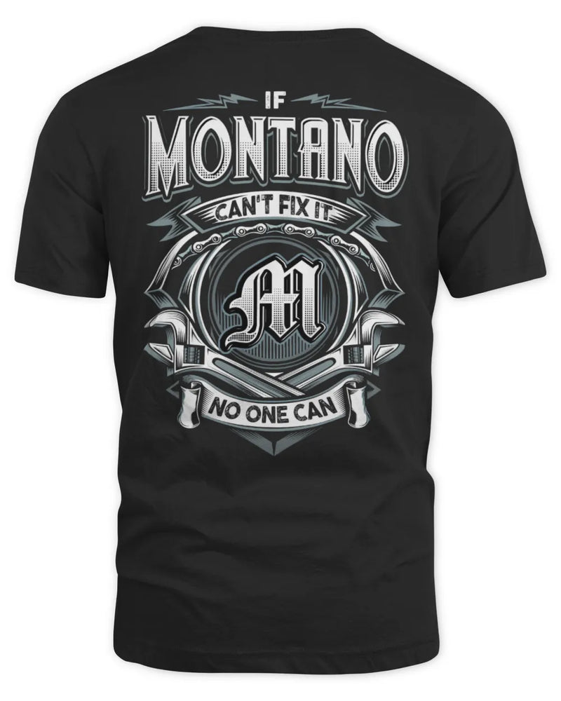 MONTANO AP81-K4-626 - Personalized Ahmed Quote Apparel “If Ahmed Can't Fix It, No One Can” - Unisex Standard T-Shirt - Black