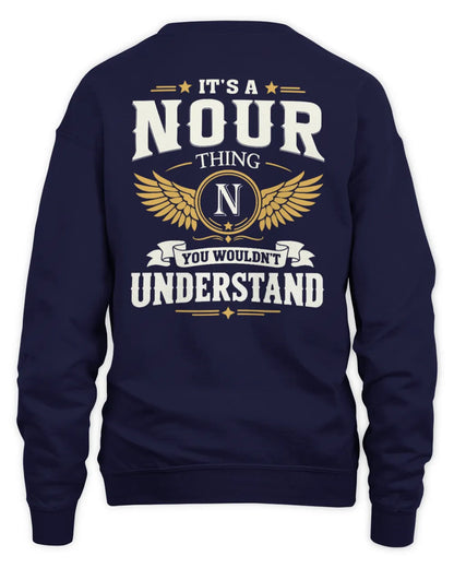 NOUR KT06-M008 It’s a [NAME] Thing – You Wouldn’t Understand | Personalized Vintage T-Shirt - Unisex Sweatshirt - Navy