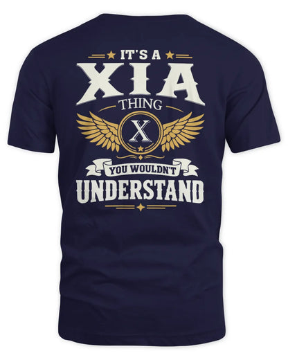 XIA KT06-M008 It’s a [NAME] Thing – You Wouldn’t Understand | Personalized Vintage T-Shirt - Unisex Standard T-Shirt - Navy