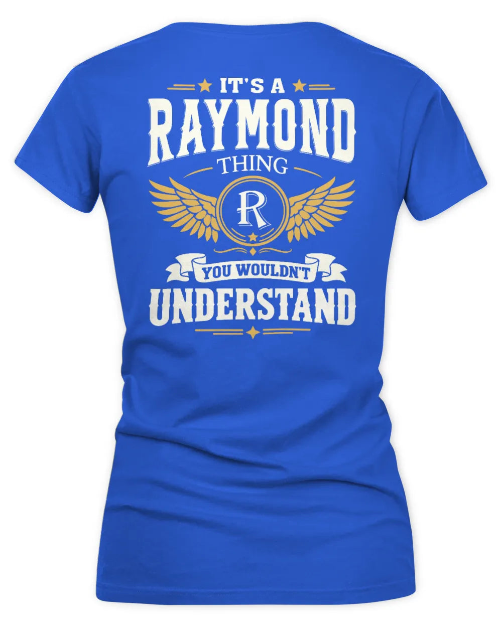 RAYMOND KT06-M008 It’s a [NAME] Thing – You Wouldn’t Understand | Personalized Vintage T-Shirt - Women's V-Neck T-Shirt - Royal