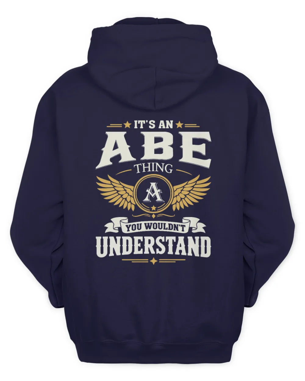 ABE KT06-M008 It’s a [NAME] Thing – You Wouldn’t Understand | Personalized Vintage T-Shirt - Unisex Hoodie - Navy
