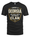 GEORGIA NT1-K008 Cross A/An NAME, You Deal With the Whole Clan | Personalized Vintage T-Shirt