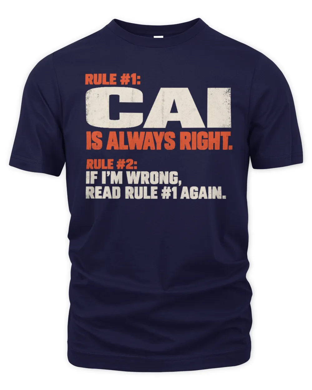 CAI NP1-H006 - Always Right Personalized Name T-Shirt – Funny Custom Name Shirt - Unisex Standard T-Shirt - Black