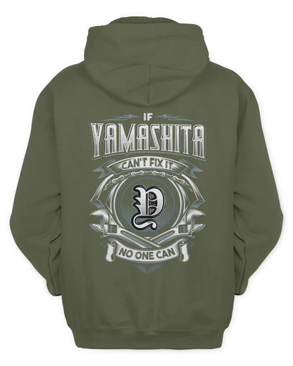 YAMASHITA AP81-K4-626 - Personalized Ahmed Quote Apparel “If Ahmed Can't Fix It, No One Can” - Unisex Hoodie - Military Green
