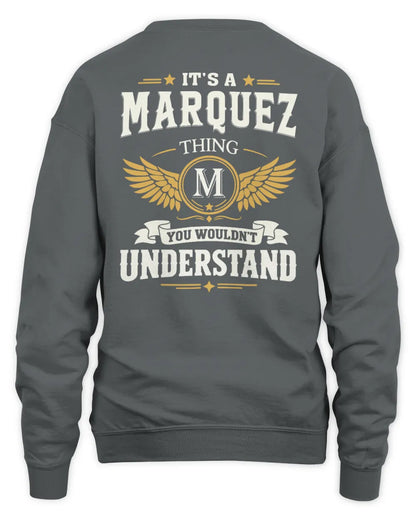 MARQUEZ KT06-M008 It’s a [NAME] Thing – You Wouldn’t Understand | Personalized Vintage T-Shirt - Unisex Sweatshirt - Charcoal