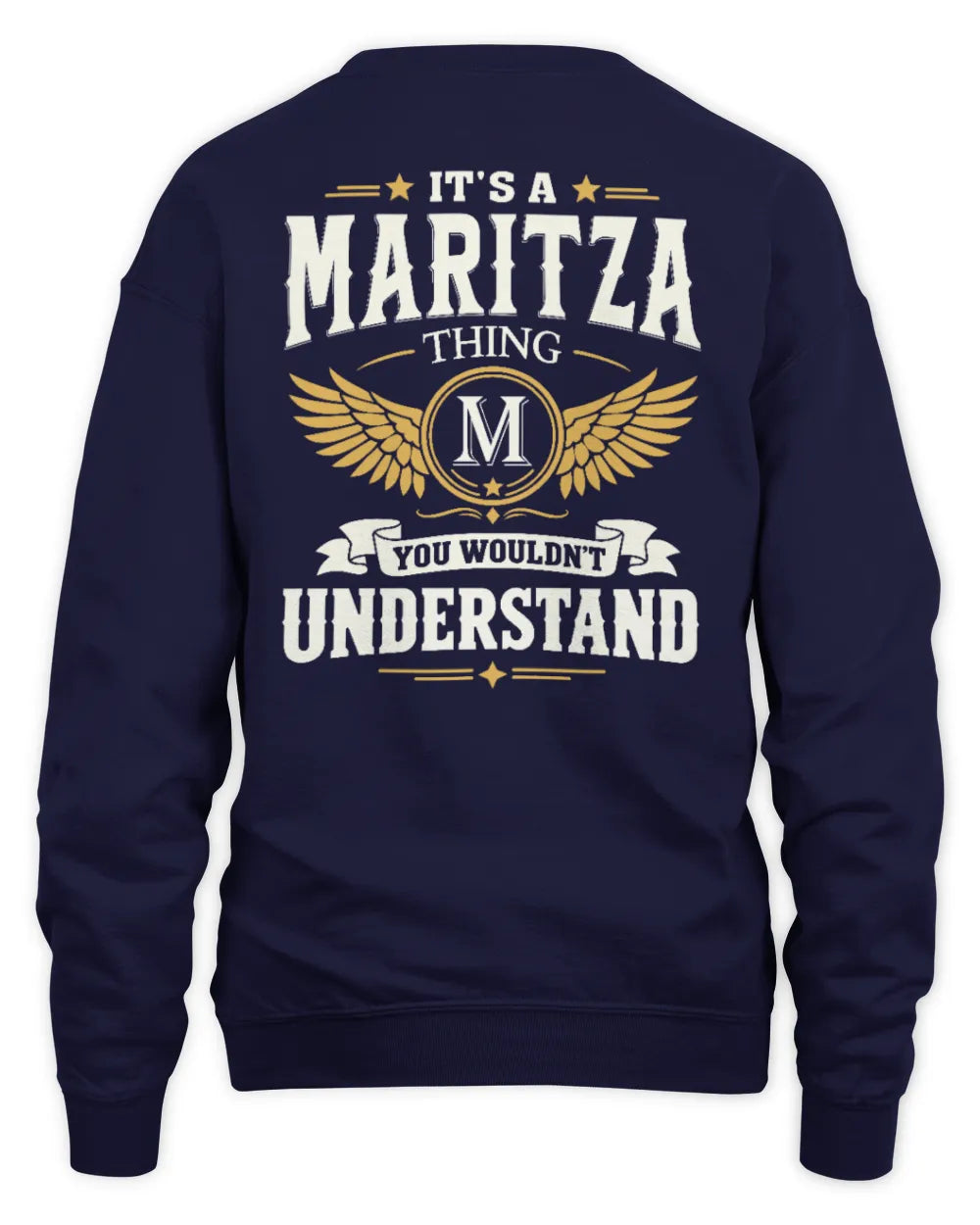 MARITZA KT06-M008 It’s a [NAME] Thing – You Wouldn’t Understand | Personalized Vintage T-Shirt - Unisex Sweatshirt - Navy