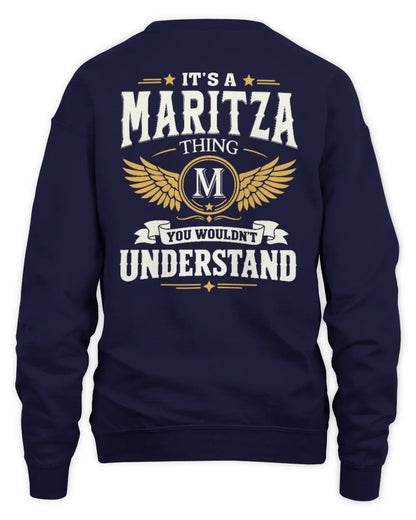 MARITZA KT06-M008 It’s a [NAME] Thing – You Wouldn’t Understand | Personalized Vintage T-Shirt - Unisex Sweatshirt - Navy