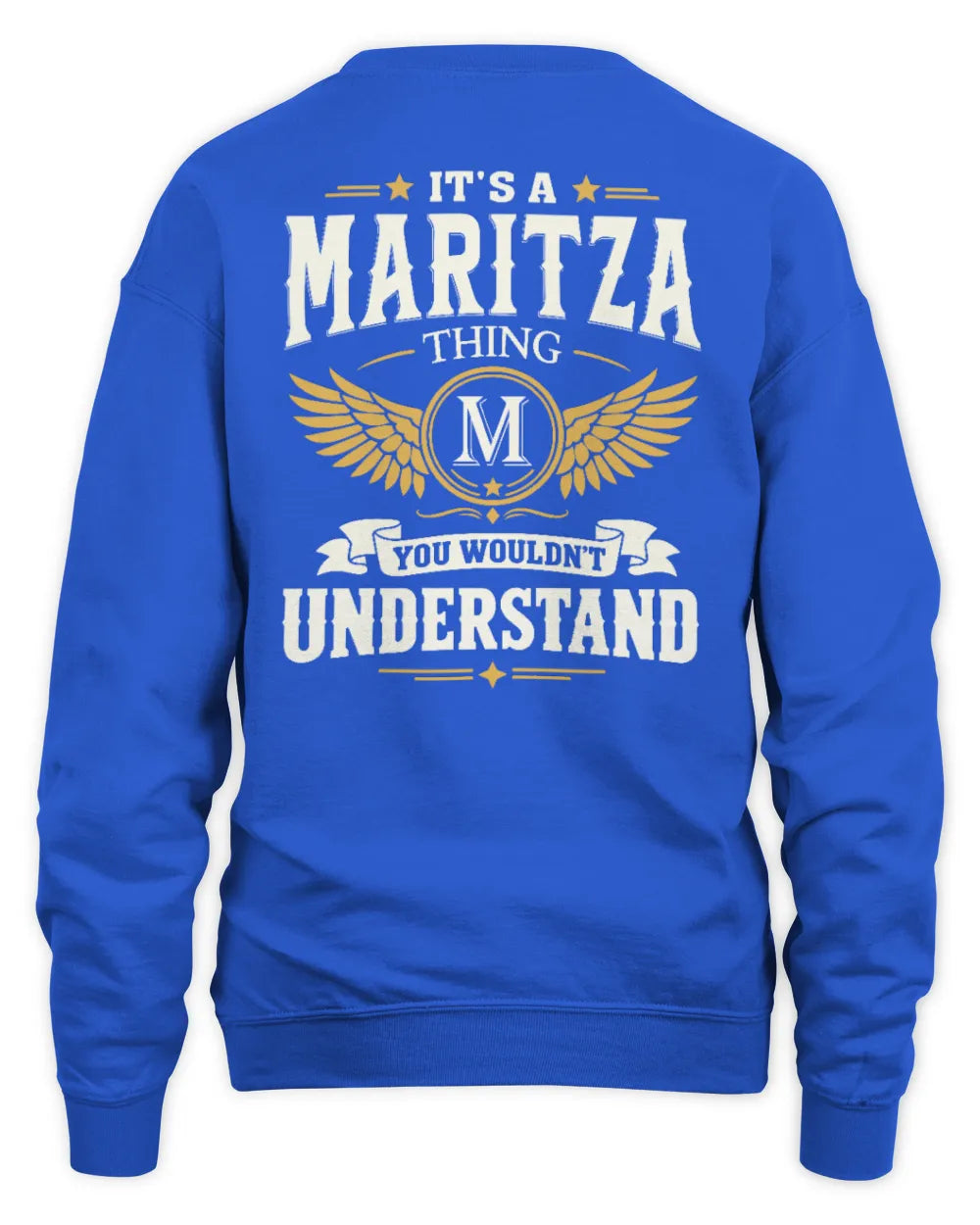 MARITZA KT06-M008 It’s a [NAME] Thing – You Wouldn’t Understand | Personalized Vintage T-Shirt - Unisex Sweatshirt - Royal