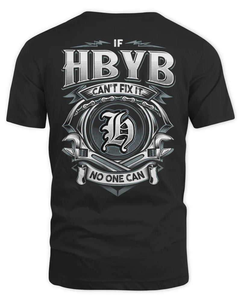 HBYB AP81-K4-626 - Personalized Ahmed Quote Apparel “If Ahmed Can't Fix It, No One Can” - Unisex Standard T-Shirt - Black