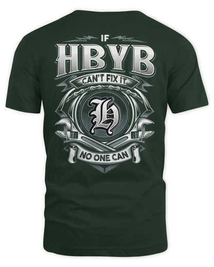 HBYB AP81-K4-626 - Personalized Ahmed Quote Apparel “If Ahmed Can't Fix It, No One Can” - Unisex Standard T-Shirt - Forest Green