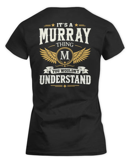 MURRAY KT06-M008 It’s a [NAME] Thing – You Wouldn’t Understand | Personalized Vintage T-Shirt - Women's Standard T-Shirt - Black