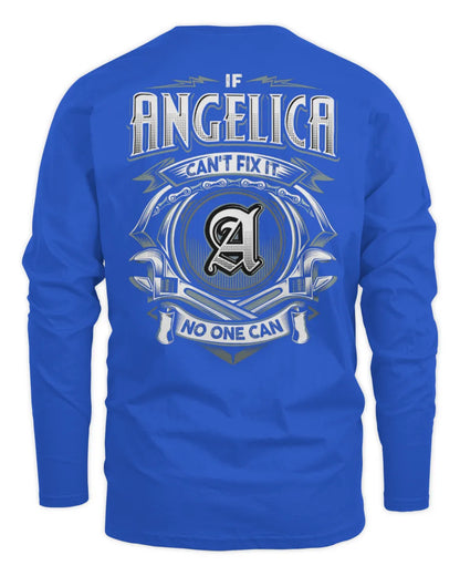 ANGELICA AP81-K4-626 - Personalized Ahmed Quote Apparel “If Ahmed Can't Fix It, No One Can” - Men's Long Sleeved T-Shirt - Royal