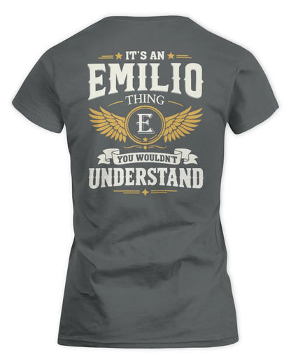 EMILIO KT06-M008 It’s a [NAME] Thing – You Wouldn’t Understand | Personalized Vintage T-Shirt - Women's Standard T-Shirt - Charcoal
