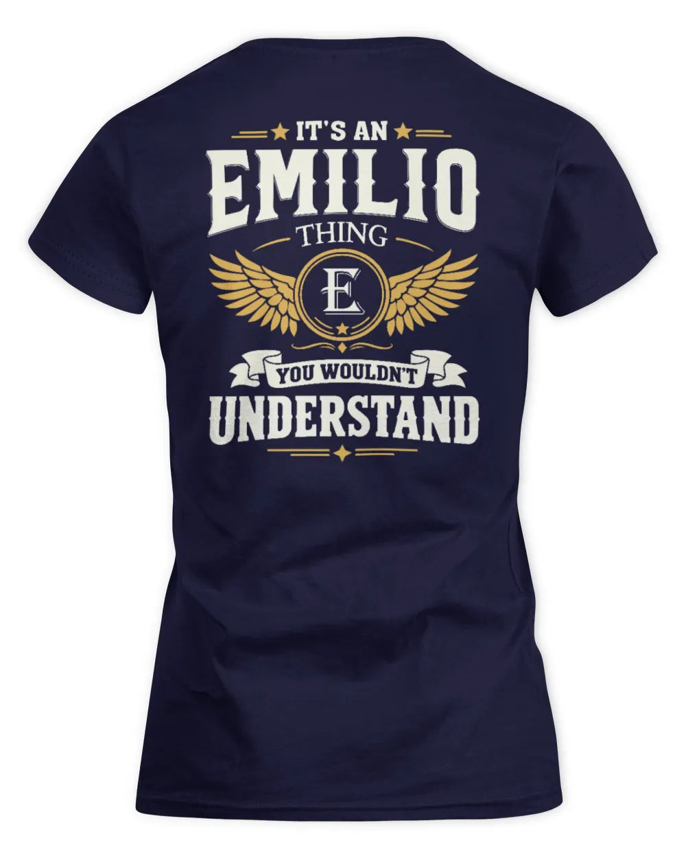 EMILIO KT06-M008 It’s a [NAME] Thing – You Wouldn’t Understand | Personalized Vintage T-Shirt - Women's Standard T-Shirt - Navy