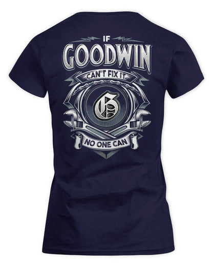 GOODWIN AP81-K4-626 - Personalized Ahmed Quote Apparel “If Ahmed Can't Fix It, No One Can” - Women's Standard T-Shirt - Navy