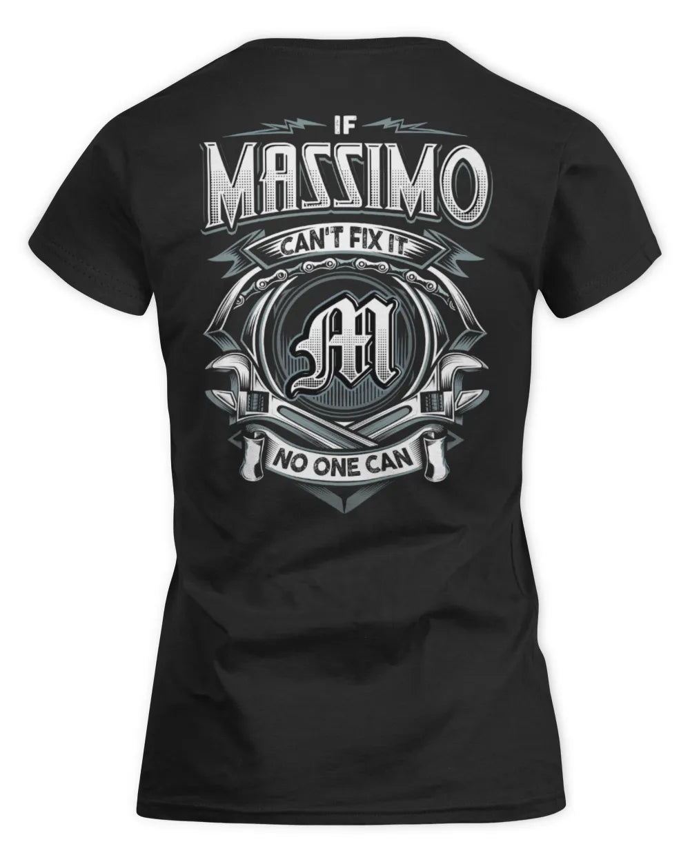 MASSIMO AP81-K4-626 - Personalized Ahmed Quote Apparel “If Ahmed Can't Fix It, No One Can” - Women's Standard T-Shirt - Black