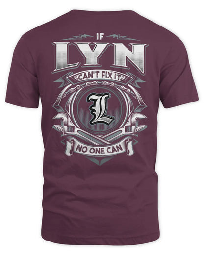 LYN AP81-K4-626 - Personalized Ahmed Quote Apparel “If Ahmed Can't Fix It, No One Can” - Unisex Standard T-Shirt - Maroon