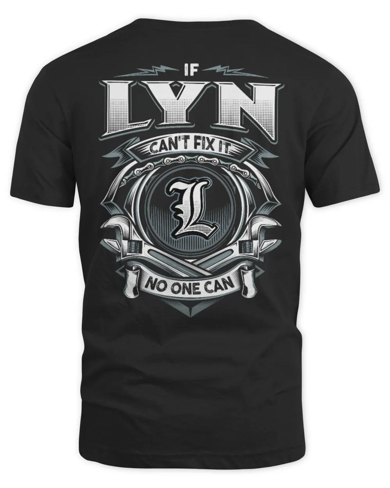 LYN AP81-K4-626 - Personalized Ahmed Quote Apparel “If Ahmed Can't Fix It, No One Can” - Unisex Standard T-Shirt - Black