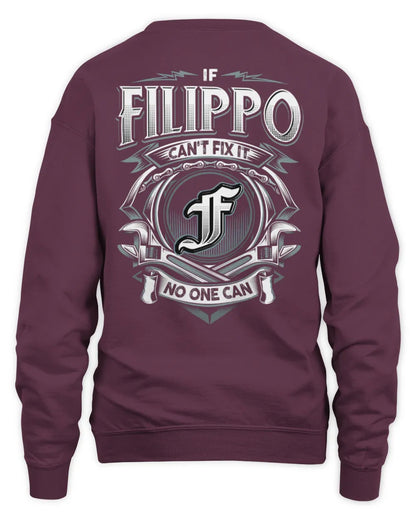 FILIPPO AP81-K4-626 - Personalized Ahmed Quote Apparel “If Ahmed Can't Fix It, No One Can” - Unisex Sweatshirt - Maroon