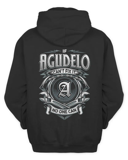 AGUDELO AP81-K4-626 - Personalized Ahmed Quote Apparel “If Ahmed Can't Fix It, No One Can” - Unisex Hoodie - Black