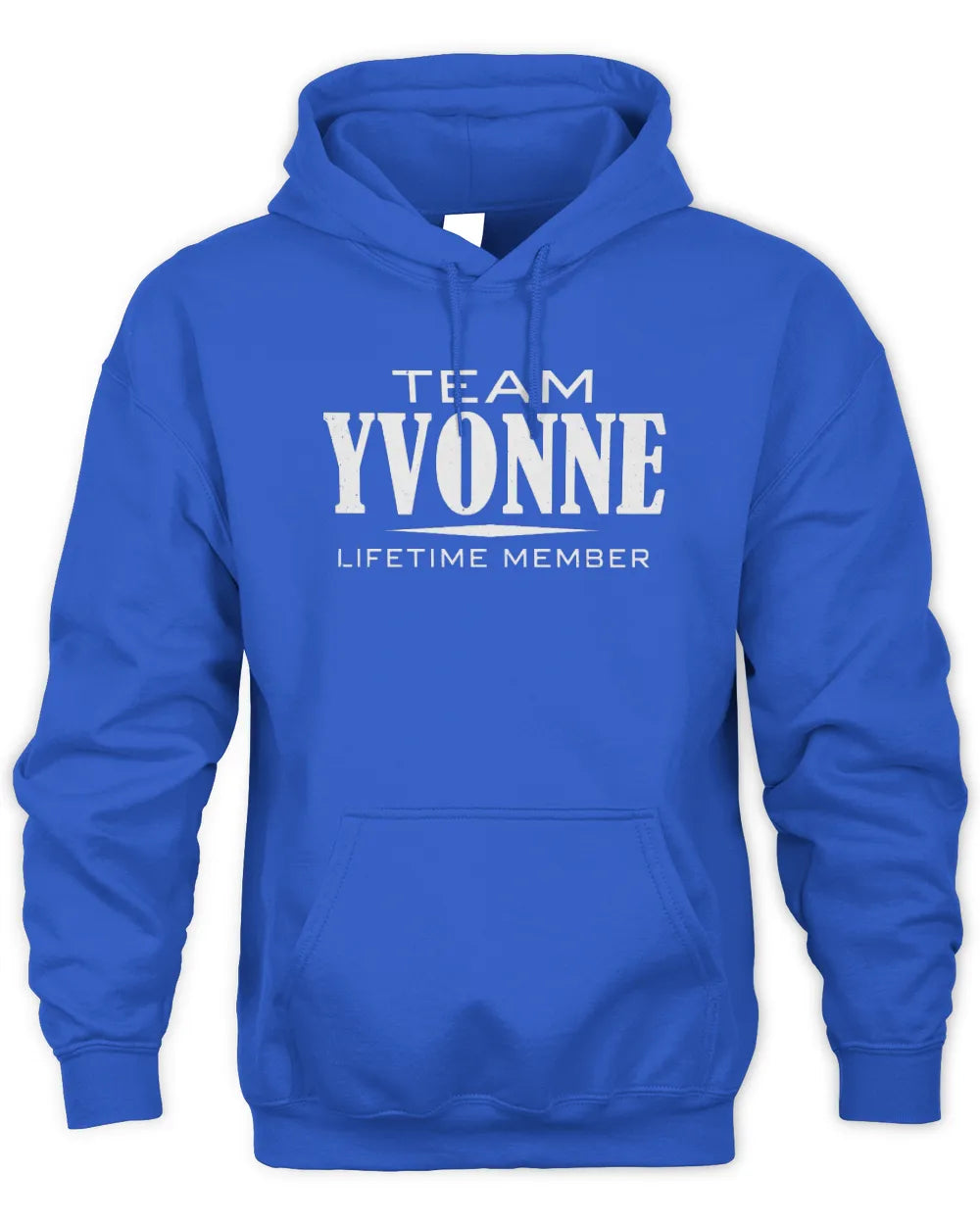 YVONNE BL62-K4-128 - Personalized “Team NAME Lifetime Member” - Unisex Hoodie - Royal
