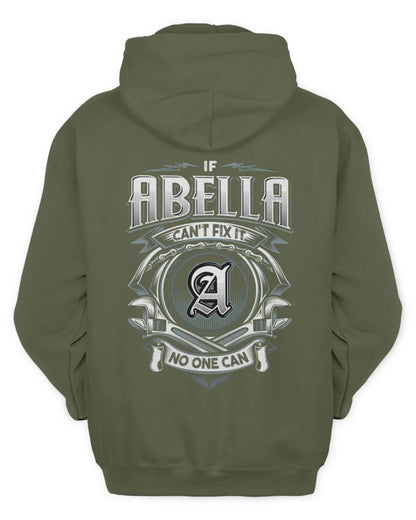 ABELLA AP81-K4-626 - Personalized Ahmed Quote Apparel “If Ahmed Can't Fix It, No One Can” - Unisex Hoodie - Military Green