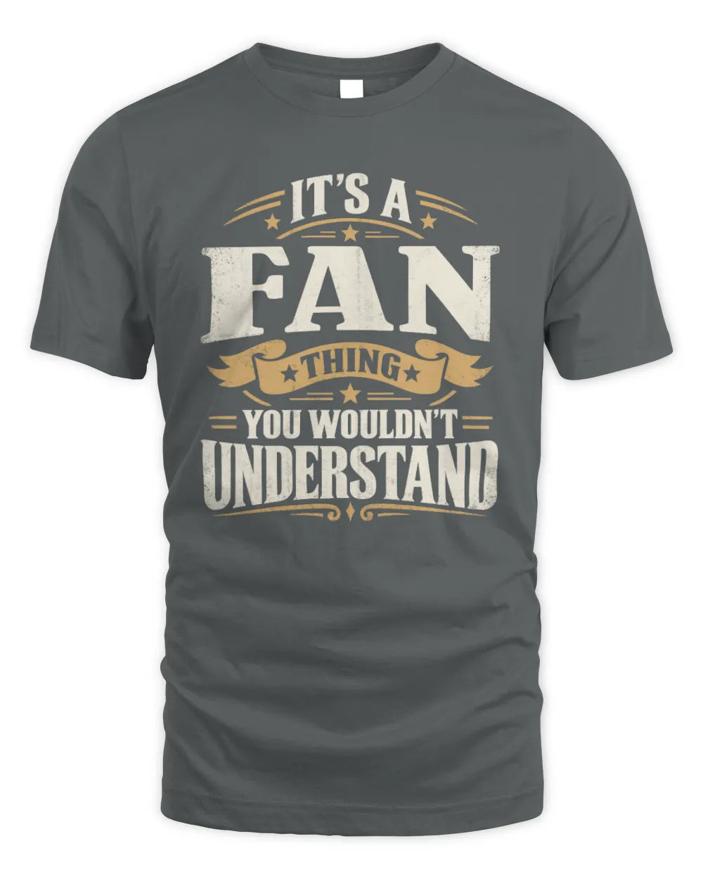 FAN P08 TH51 - Personalized “It’s a/an [NAME] Thing – You Wouldn’t Understand” Shirt - Unisex Standard T-Shirt - Charcoal