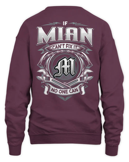 MIAN AP81-K4-626 - Personalized Ahmed Quote Apparel “If Ahmed Can't Fix It, No One Can” - Unisex Sweatshirt - Maroon