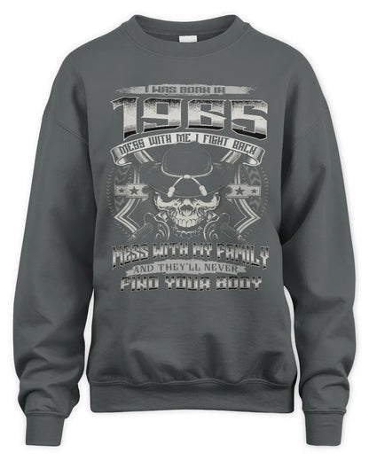 1965 HH89-K2 – Protective Family Quote T-Shirt - Unisex Sweatshirt - Charcoal