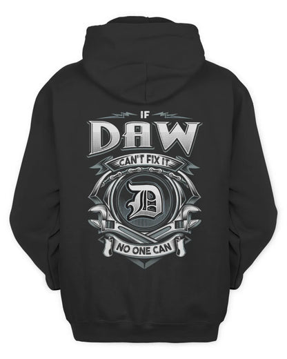DAW AP81-K4-626 - Personalized Ahmed Quote Apparel “If Ahmed Can't Fix It, No One Can” - Unisex Hoodie - Black