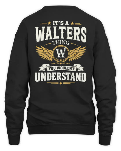 WALTERS KT06-M008 It’s a [NAME] Thing – You Wouldn’t Understand | Personalized Vintage T-Shirt - Unisex Sweatshirt - Black