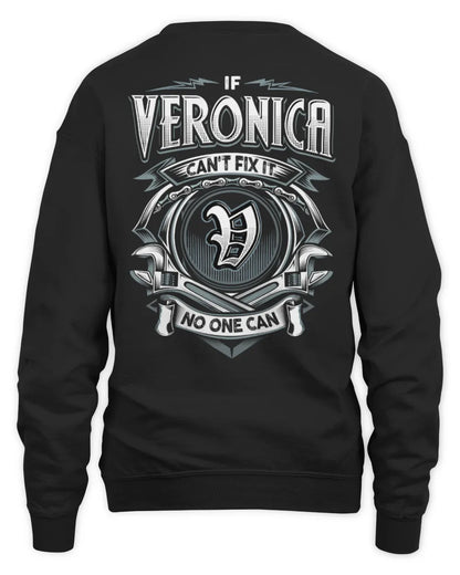 VERONICA AP81-K4-626 - Personalized Ahmed Quote Apparel “If Ahmed Can't Fix It, No One Can” - Unisex Sweatshirt - Black