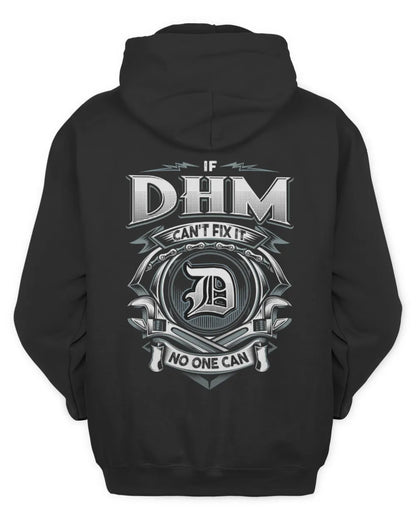 DHM AP81-K4-626 - Personalized Ahmed Quote Apparel “If Ahmed Can't Fix It, No One Can” - Unisex Hoodie - Black