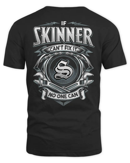 SKINNER AP81-K4-626 - Personalized Ahmed Quote Apparel “If Ahmed Can't Fix It, No One Can” - Unisex Standard T-Shirt - Black