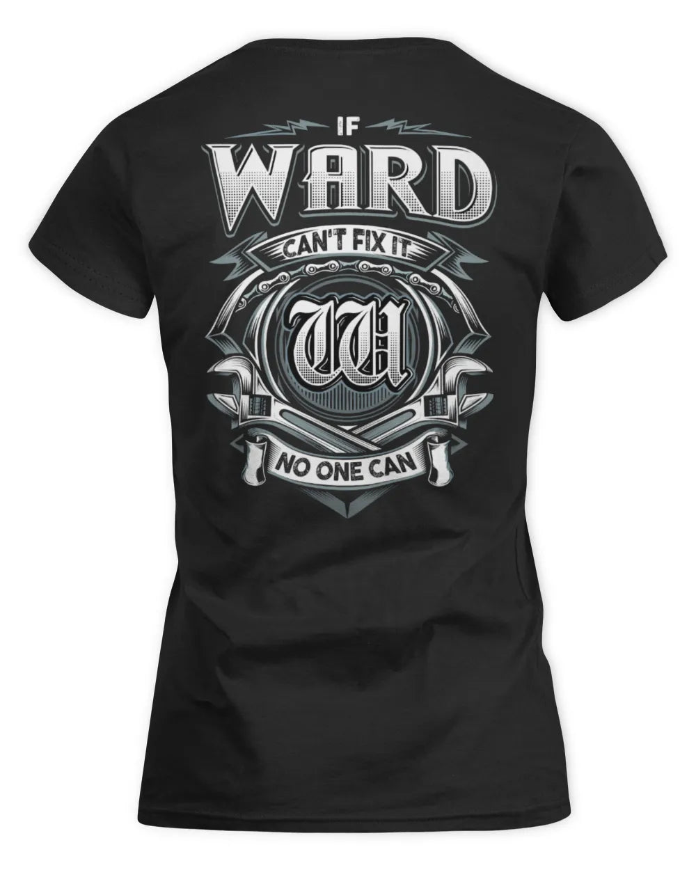 WARD AP81-K4-626 - Personalized Ahmed Quote Apparel “If Ahmed Can't Fix It, No One Can” - Women's Standard T-Shirt - Black